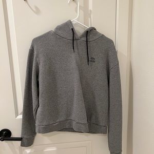 Etre cecile cotton-fleece cropped hoodie